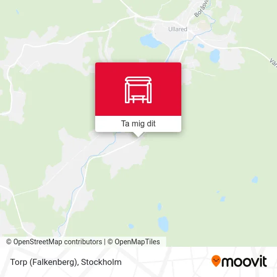 Torp (Falkenberg) karta