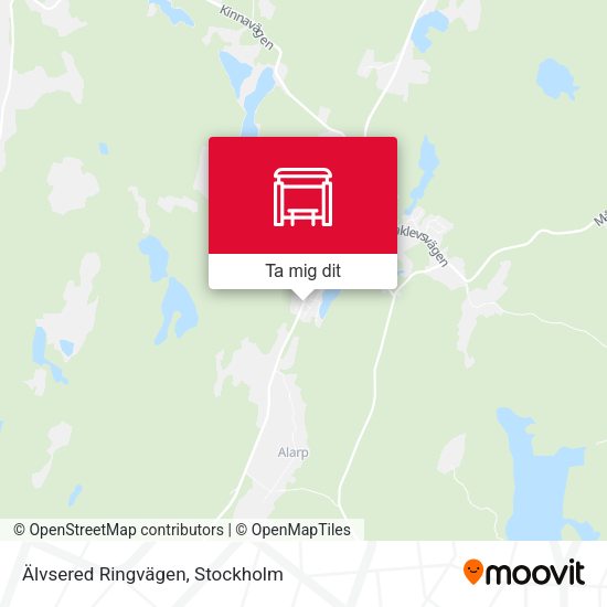 Älvsered Ringvägen karta