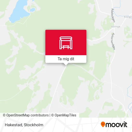 Hakestad karta