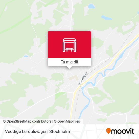 Veddige Lerdalsvägen karta