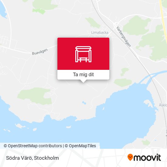 Södra Värö karta