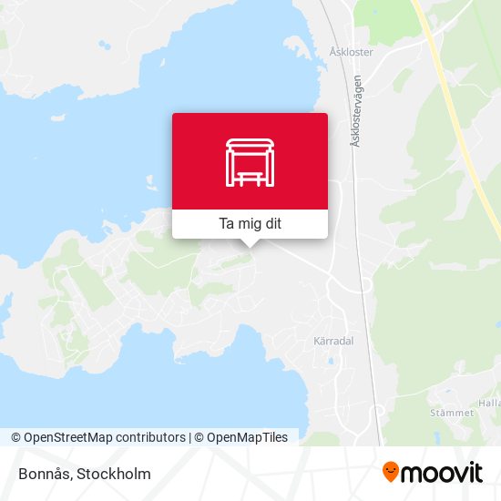 Bonnås karta