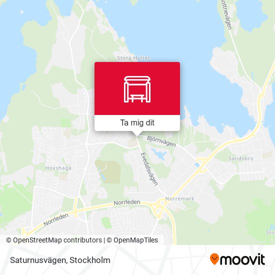 Saturnusvägen karta