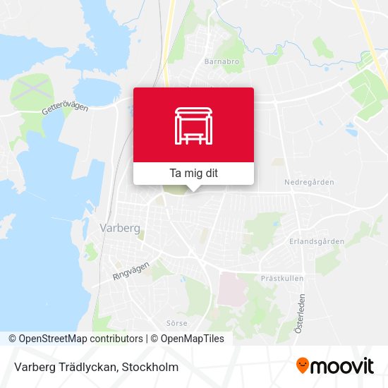 Varberg Trädlyckan karta