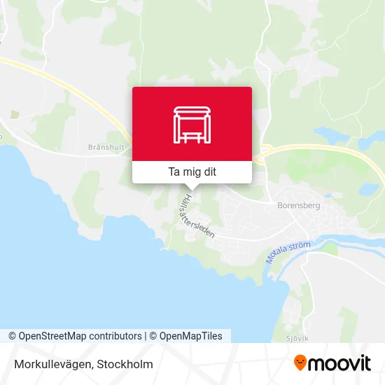 Morkullevägen karta