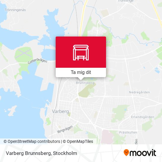 Varberg Brunnsberg karta