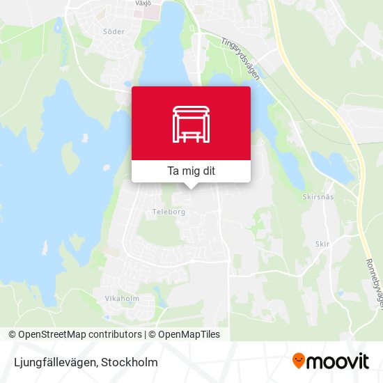 Ljungfällevägen karta