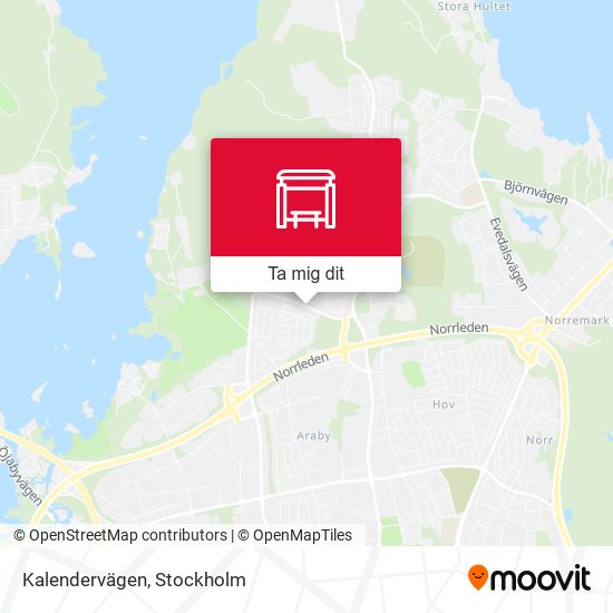 Kalendervägen karta