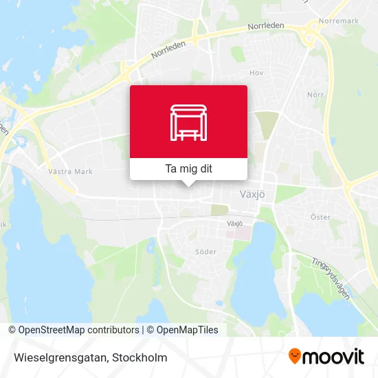 Wieselgrensgatan karta
