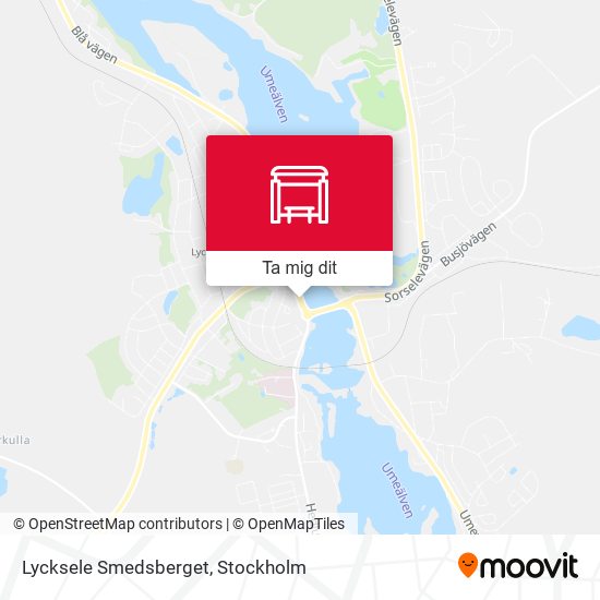 Lycksele Smedsberget karta