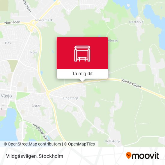 Vildgåsvägen karta