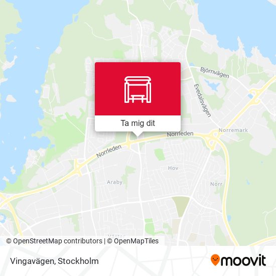 Vingavägen karta