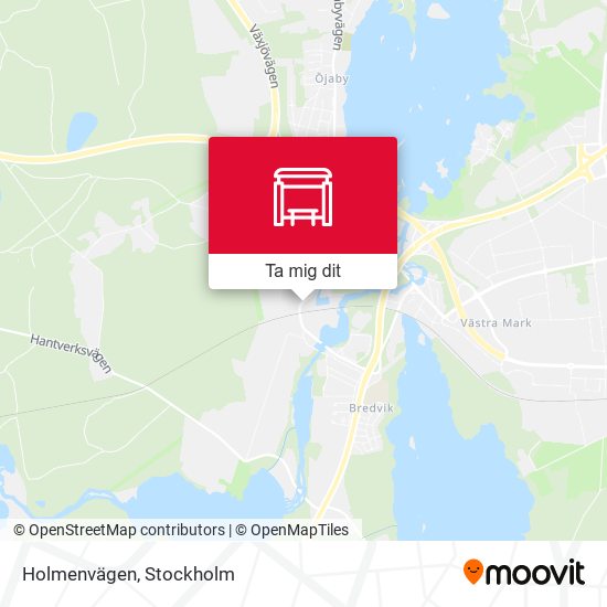 Holmenvägen karta
