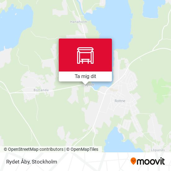 Rydet Åby karta