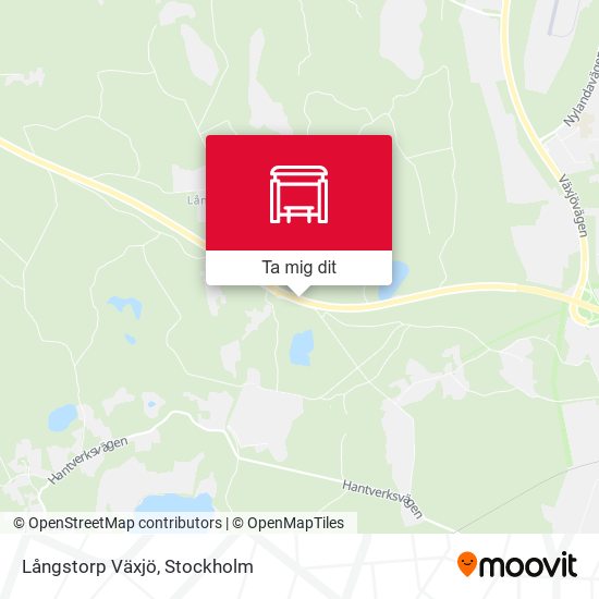 Långstorp Växjö karta