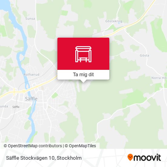 Säffle Stockvägen 10 karta
