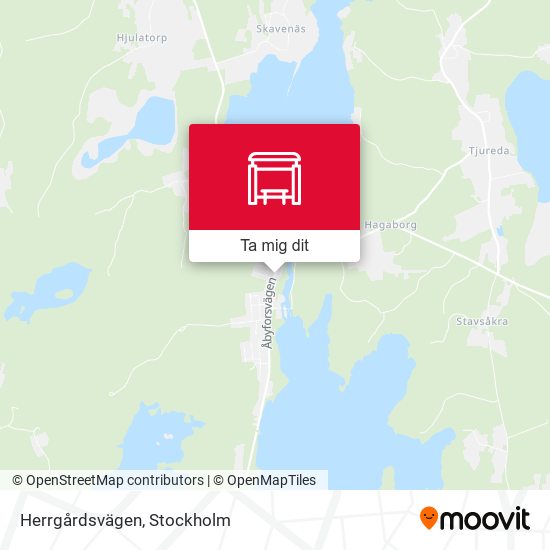 Herrgårdsvägen karta