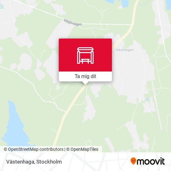 Västenhaga karta