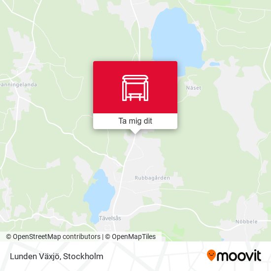 Lunden Växjö karta