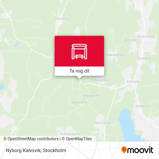 Nyborg Kalvsvik karta