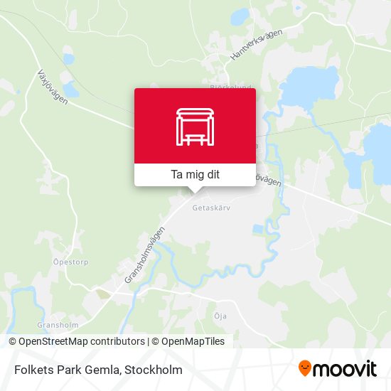 Folkets Park Gemla karta