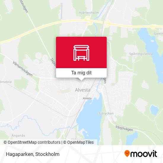 Hagaparken karta