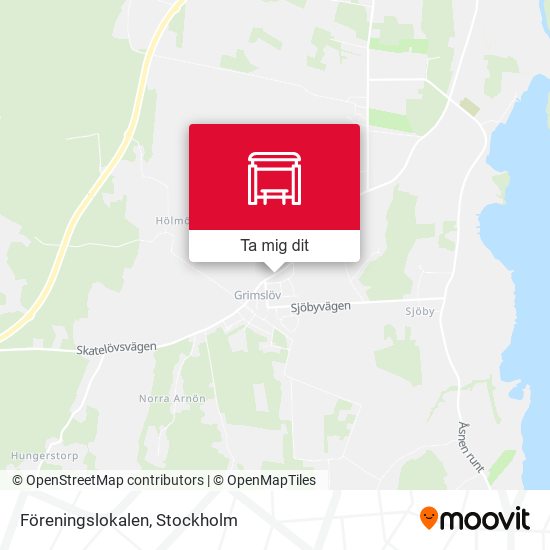 Föreningslokalen karta