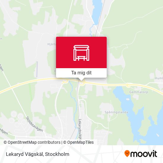 Lekaryd Vägskäl karta