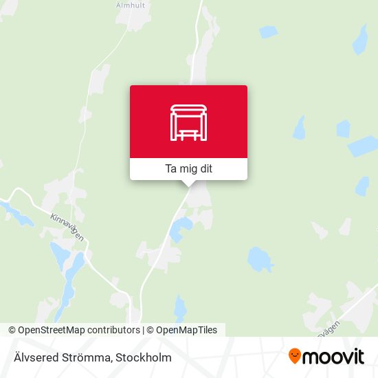 Älvsered Strömma karta