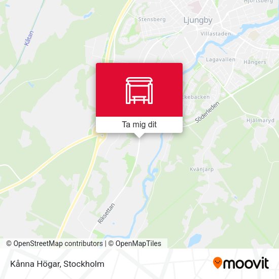 Kånna Högar karta
