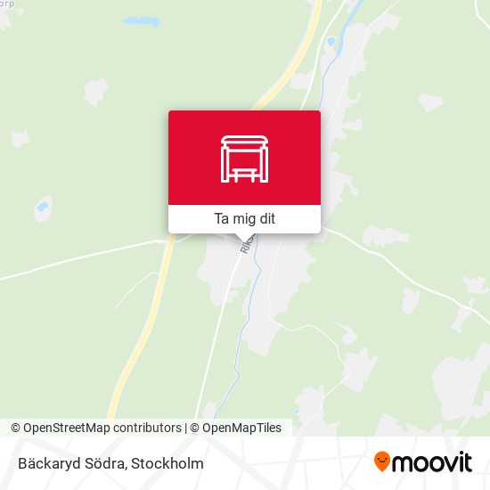 Bäckaryd Södra karta