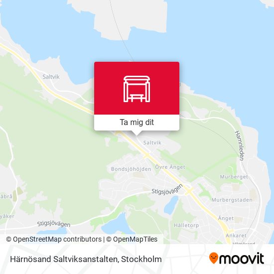 Härnösand Saltviksanstalten karta