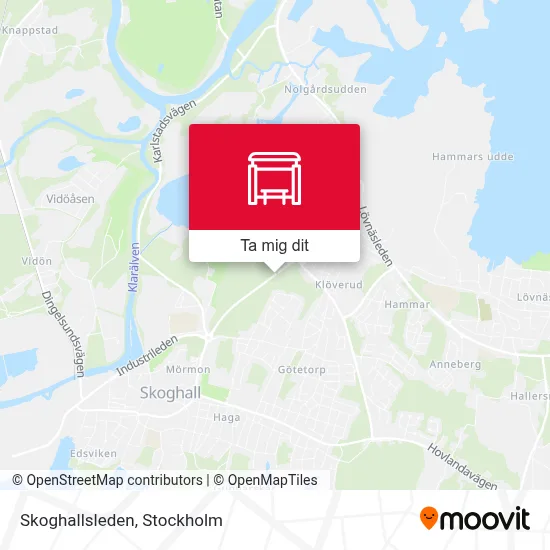 Skoghallsleden karta