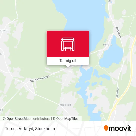 Torset, Vittaryd karta