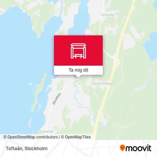 Toftaån karta