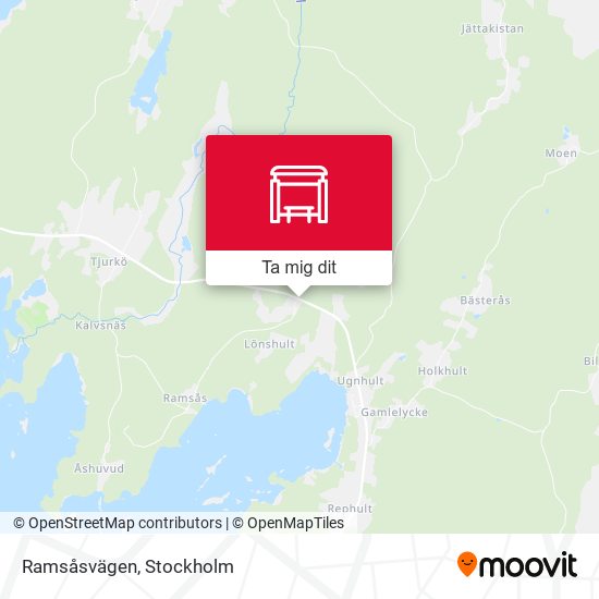 Ramsåsvägen karta