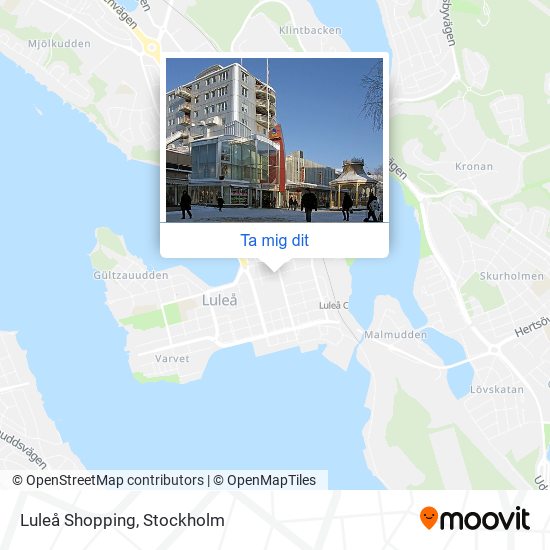 Luleå Shopping karta