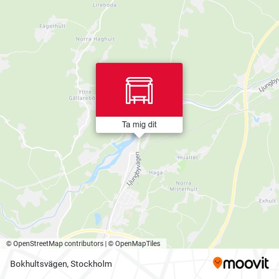 Bokhultsvägen karta