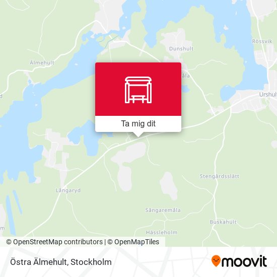 Östra Älmehult karta