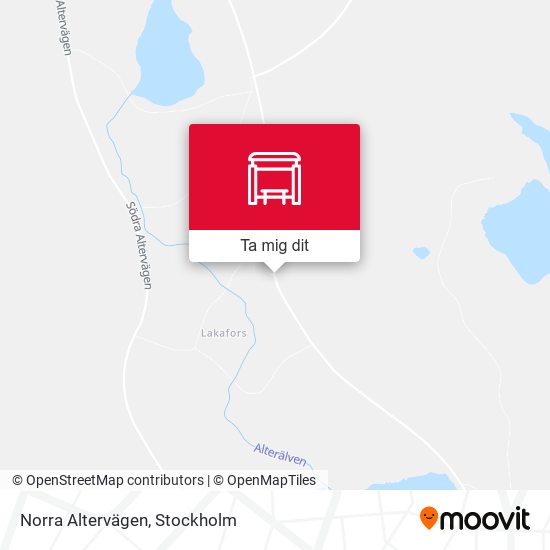 Norra Altervägen karta
