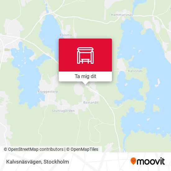Kalvsnäsvägen karta