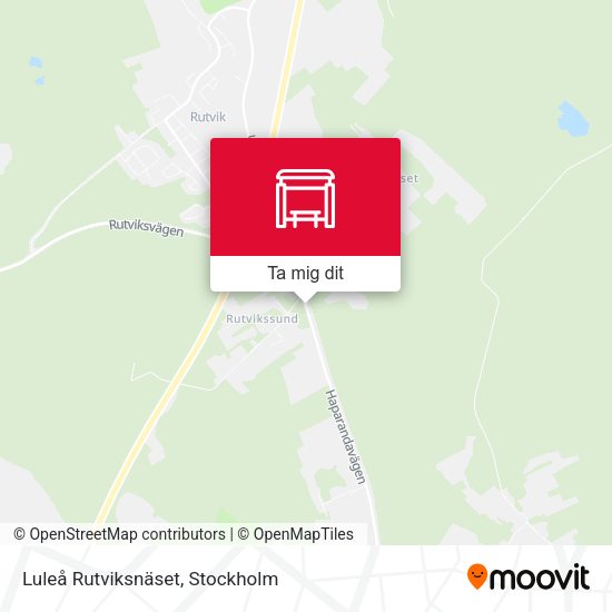 Luleå Rutviksnäset karta