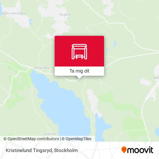 Kristinelund Tingsryd karta