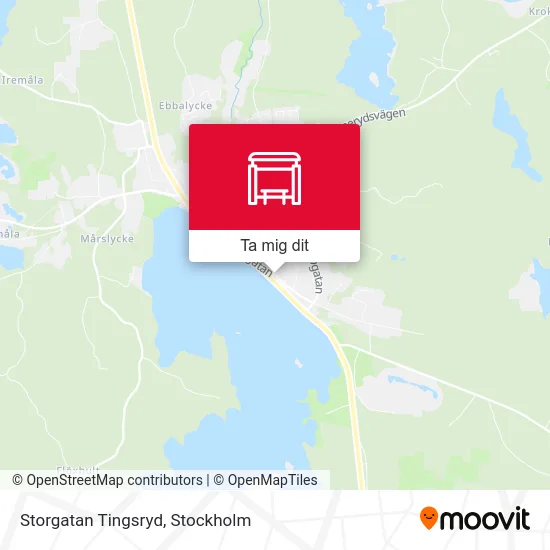 Storgatan Tingsryd karta