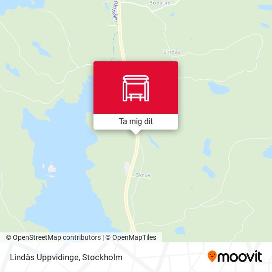 Lindås Uppvidinge karta