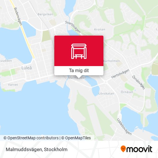 Malmuddsvägen karta