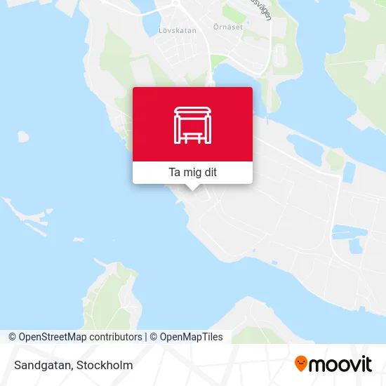 Sandgatan karta