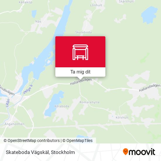 Skateboda Vägskäl karta