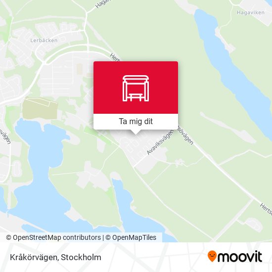 Kråkörvägen karta