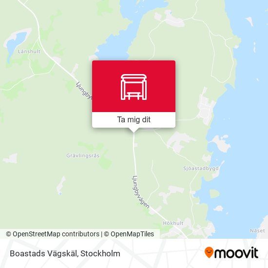 Boastads Vägskäl karta